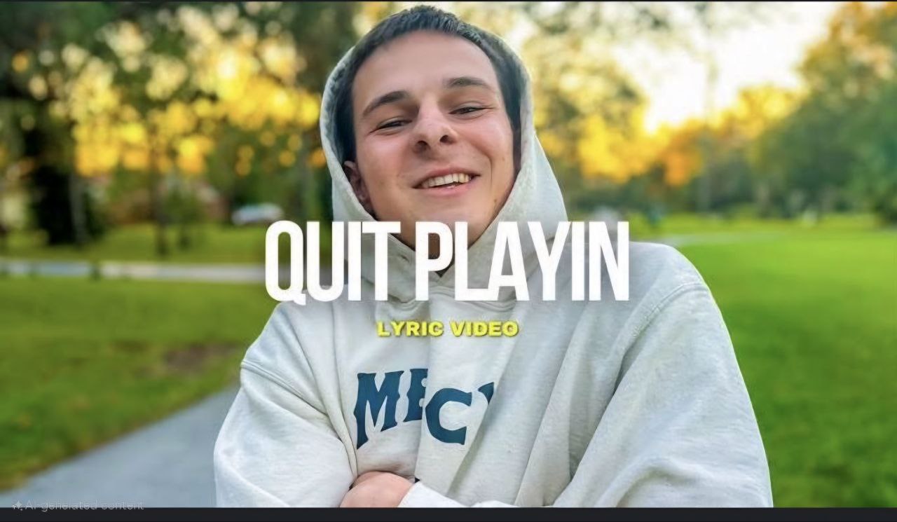 photo of quit playin song